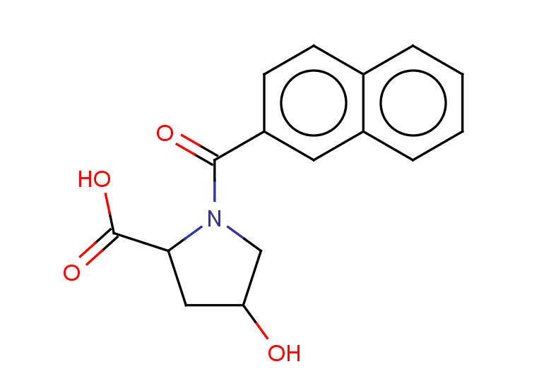 4-hydroxy-1-(naphthalene-2-carbonyl)pyrrolidine-2-carboxylic acid