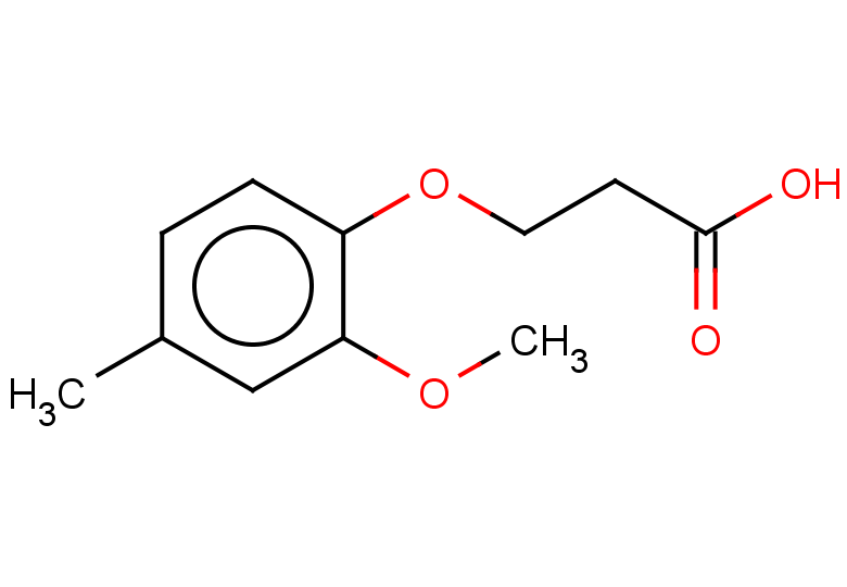 3-(2-methoxy-4-methylphenoxy)propanoic acid