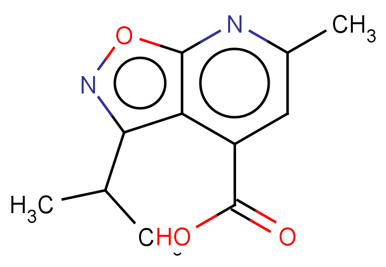 6-methyl-3-(propan-2-yl)-[1,2]oxazolo[5,4-b]pyridine-4-carboxylic acid