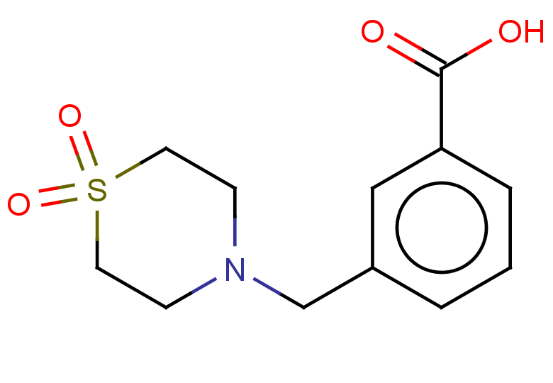 3-[(1,1-dioxo-1lambda6-thiomorpholin-4-yl)methyl]benzoic acid