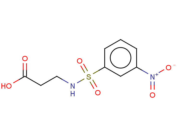 3-(3-nitrobenzenesulfonamido)propanoic acid
