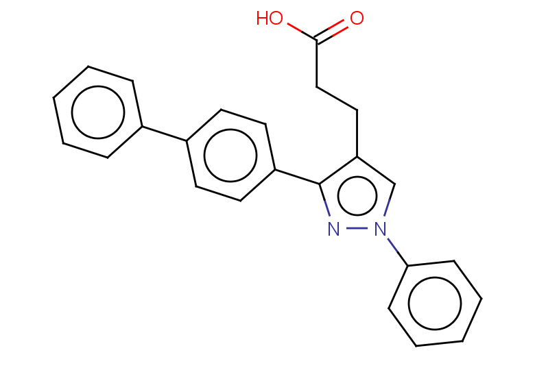 3-[1-phenyl-3-(4-phenylphenyl)-1H-pyrazol-4-yl]propanoic acid