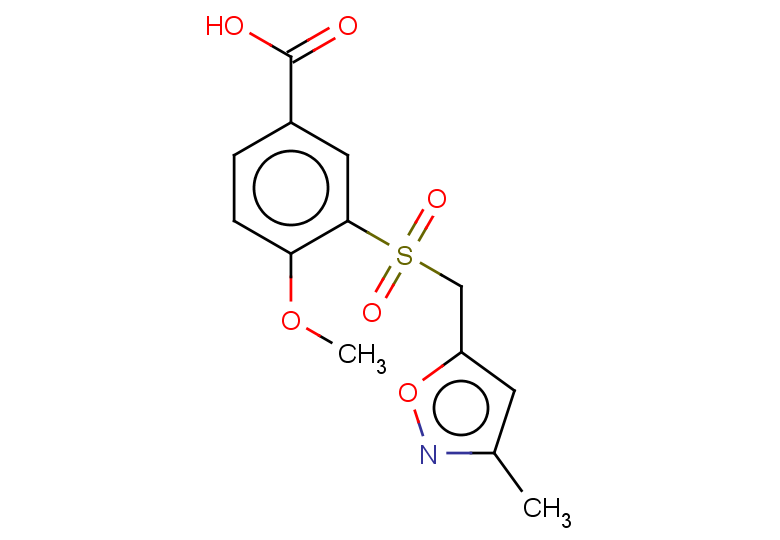 4-methoxy-3-[(3-methyl-1,2-oxazol-5-yl)methanesulfonyl]benzoic acid