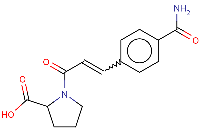 1-[3-(4-carbamoylphenyl)prop-2-enoyl]pyrrolidine-2-carboxylic acid