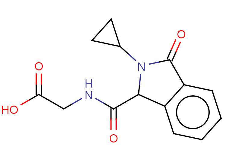 2-[(2-cyclopropyl-3-oxo-2,3-dihydro-1H-isoindol-1-yl)formamido]acetic acid