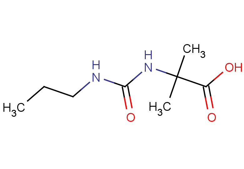 2-methyl-2-[(propylcarbamoyl)amino]propanoic acid