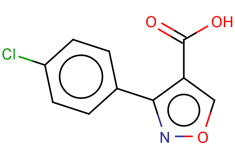 3-(4-chlorophenyl)-1,2-oxazole-4-carboxylic acid