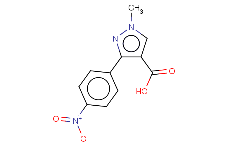 1-methyl-3-(4-nitrophenyl)-1H-pyrazole-4-carboxylic acid