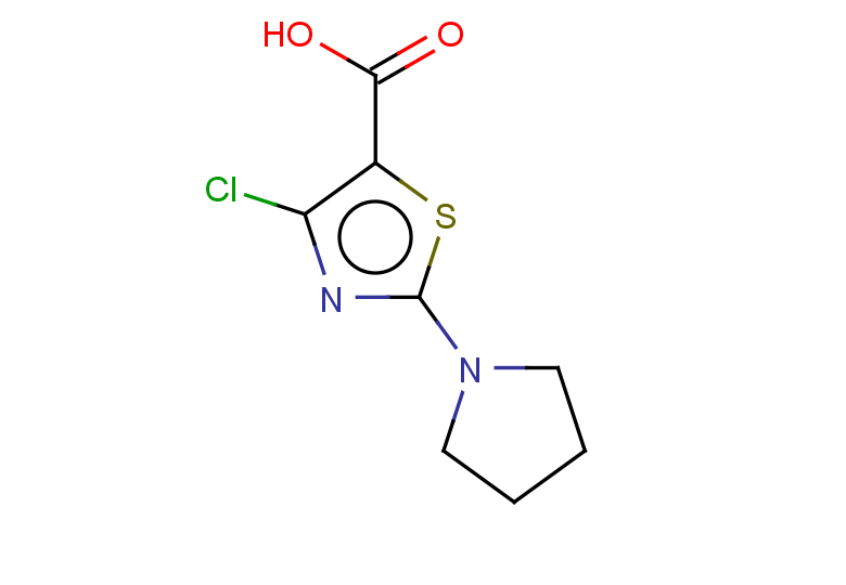 4-chloro-2-(pyrrolidin-1-yl)-1,3-thiazole-5-carboxylic acid
