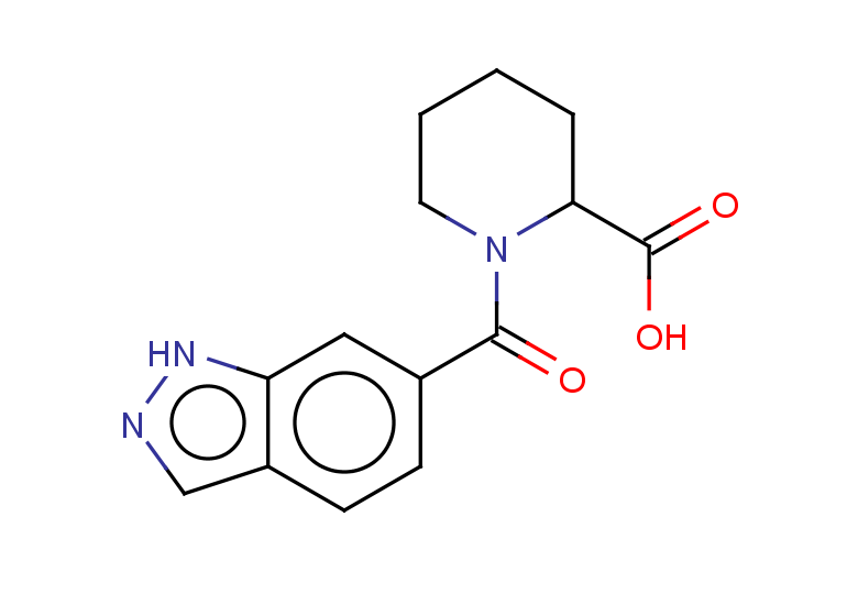 1-(1H-indazole-6-carbonyl)piperidine-2-carboxylic acid