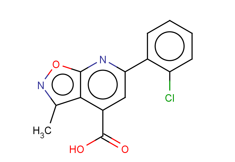 6-(2-chlorophenyl)-3-methyl-[1,2]oxazolo[5,4-b]pyridine-4-carboxylic acid