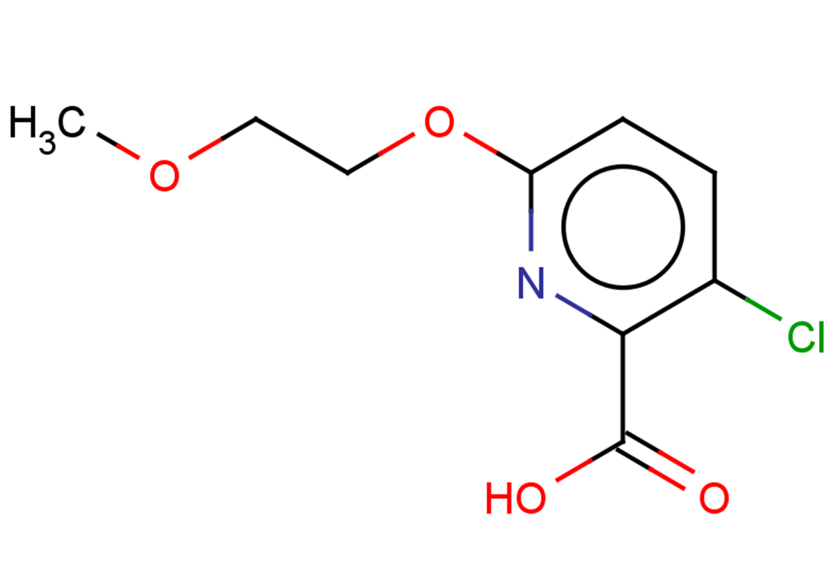 3-chloro-6-(2-methoxyethoxy)pyridine-2-carboxylic acid