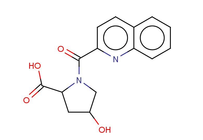 4-hydroxy-1-(quinoline-2-carbonyl)pyrrolidine-2-carboxylic acid, Mixture of diastereomers