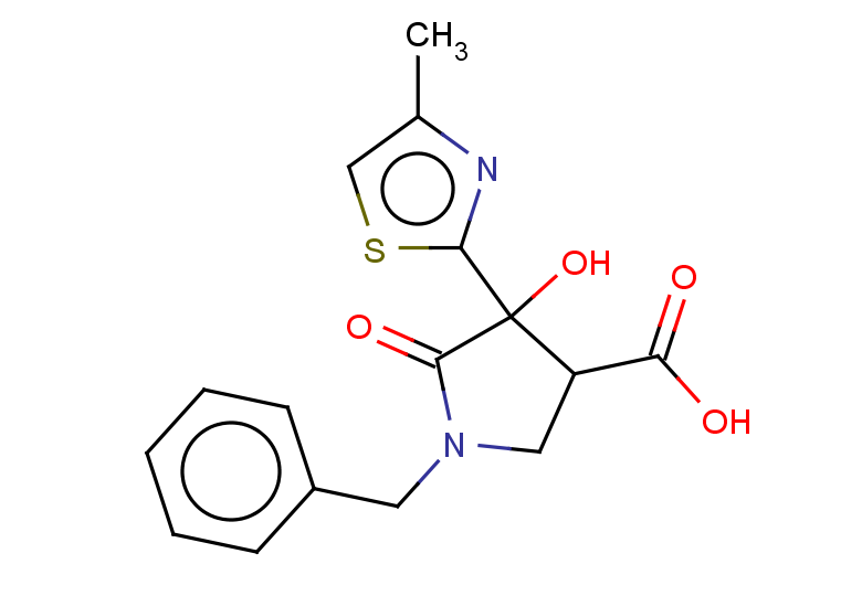 1-benzyl-4-hydroxy-4-(4-methyl-1,3-thiazol-2-yl)-5-oxopyrrolidine-3-carboxylic acid