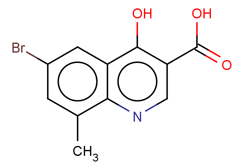 6-bromo-4-hydroxy-8-methylquinoline-3-carboxylic acid