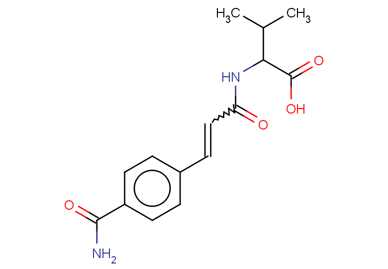 2-[3-(4-carbamoylphenyl)prop-2-enamido]-3-methylbutanoic acid
