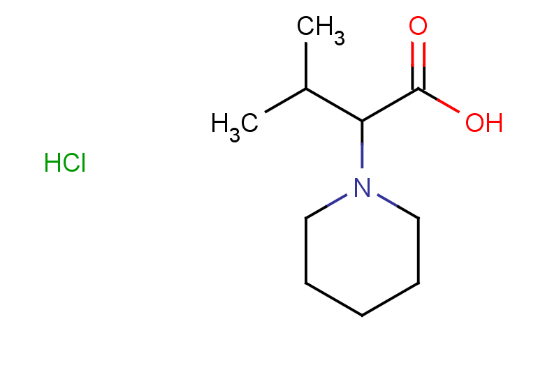 3-methyl-2-(piperidin-1-yl)butanoic acid hydrochloride