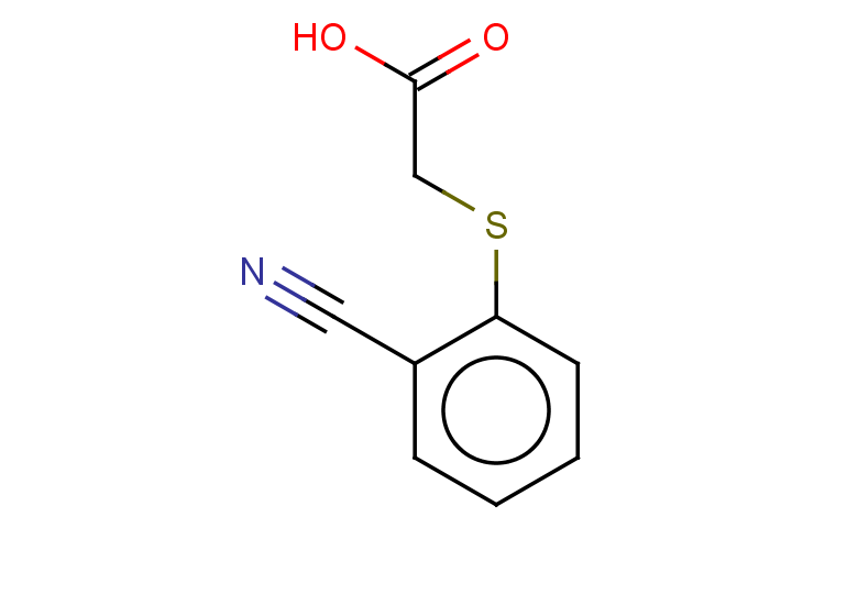2-[(2-cyanophenyl)sulfanyl]acetic acid