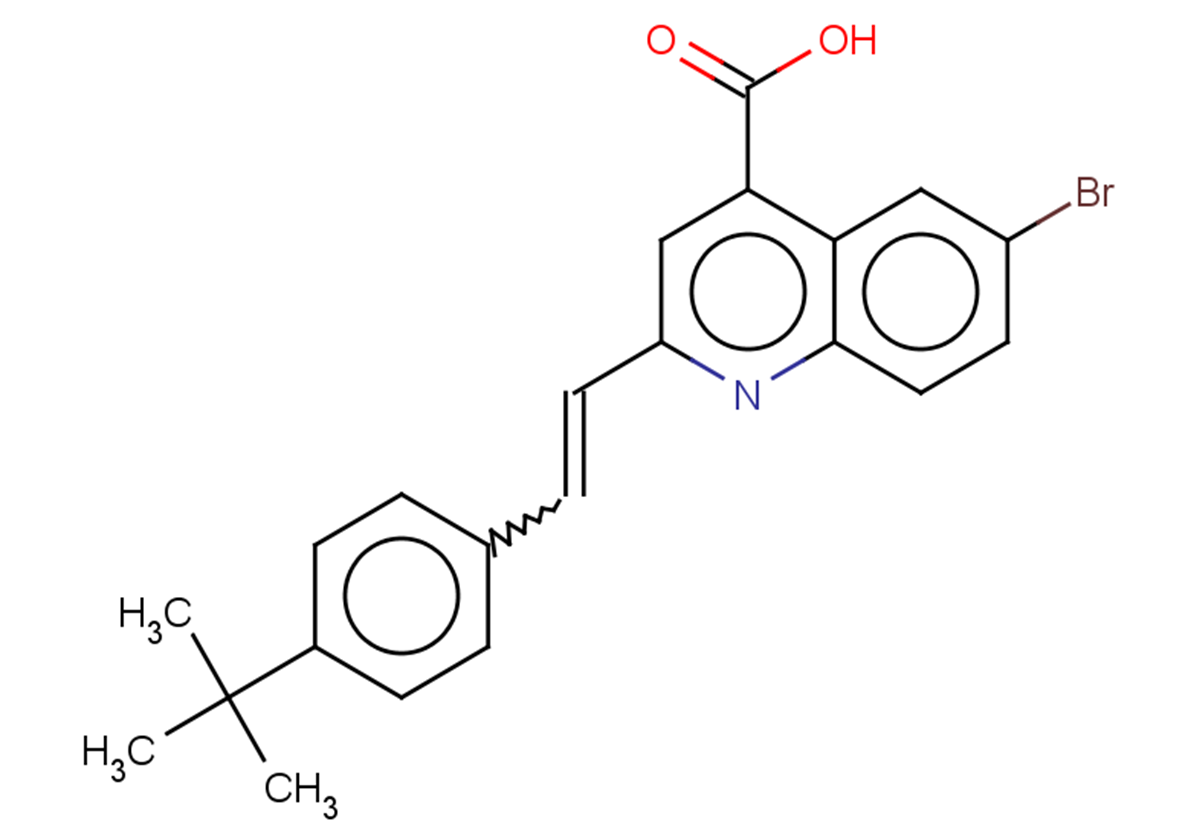 6-bromo-2-[2-(4-tert-butylphenyl)ethenyl]quinoline-4-carboxylic acid