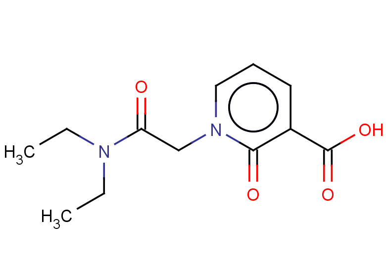 1-[(diethylcarbamoyl)methyl]-2-oxo-1,2-dihydropyridine-3-carboxylic acid
