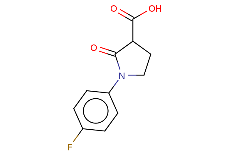 1-(4-fluorophenyl)-2-oxopyrrolidine-3-carboxylic acid