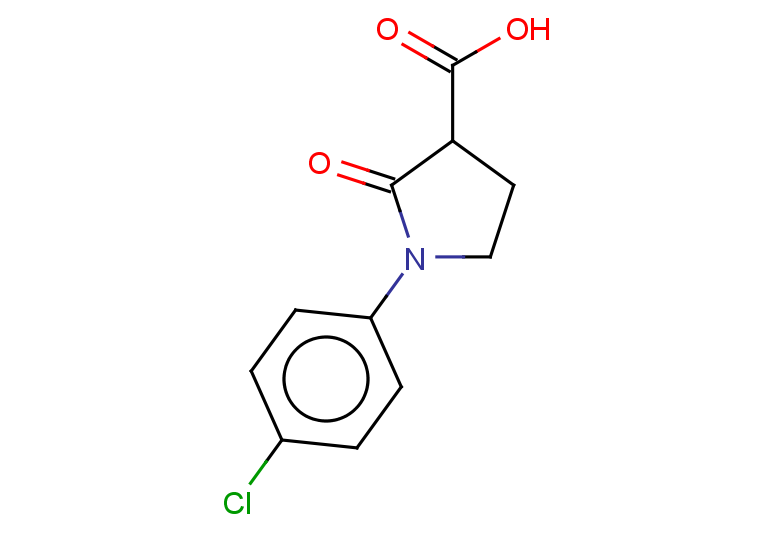 1-(4-chlorophenyl)-2-oxopyrrolidine-3-carboxylic acid