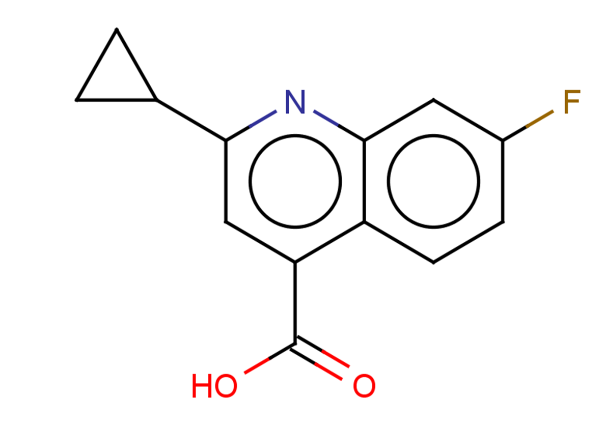 2-cyclopropyl-7-fluoroquinoline-4-carboxylic acid