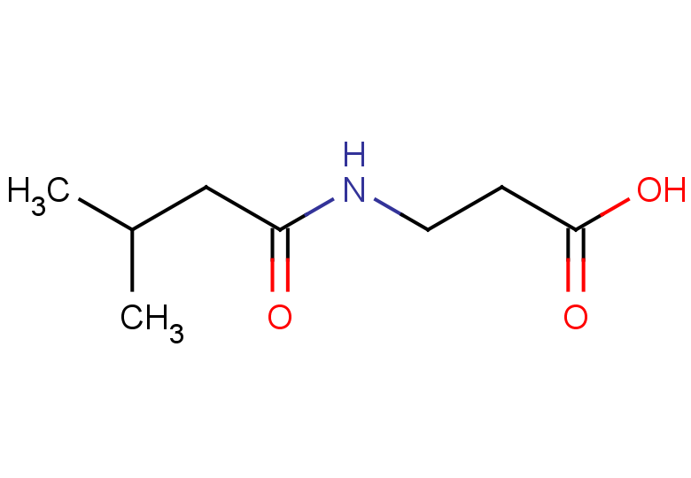 3-(3-methylbutanamido)propanoic acid
