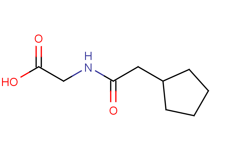 2-(2-cyclopentylacetamido)acetic acid