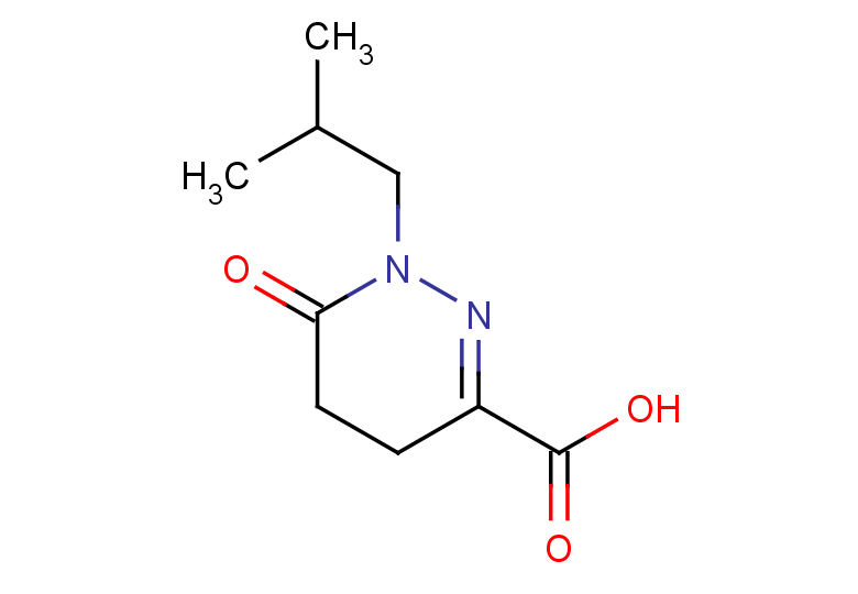 1-(2-methylpropyl)-6-oxo-1,4,5,6-tetrahydropyridazine-3-carboxylic acid