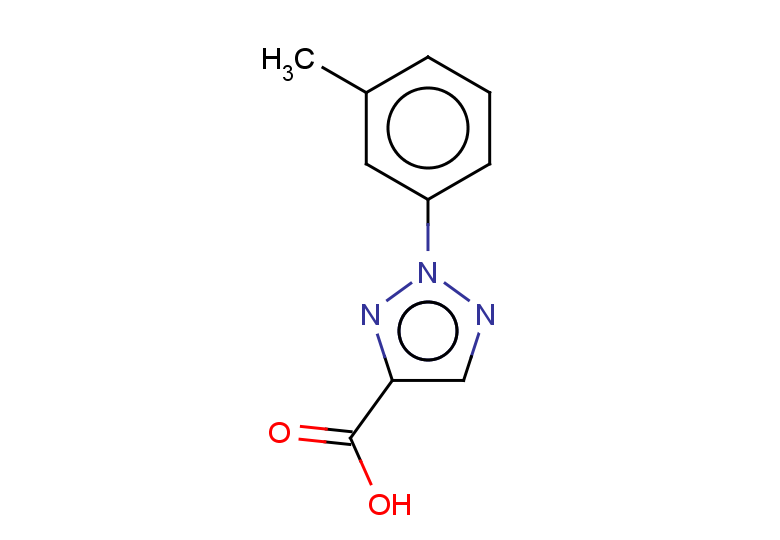 2-(3-methylphenyl)-2H-1,2,3-triazole-4-carboxylic acid