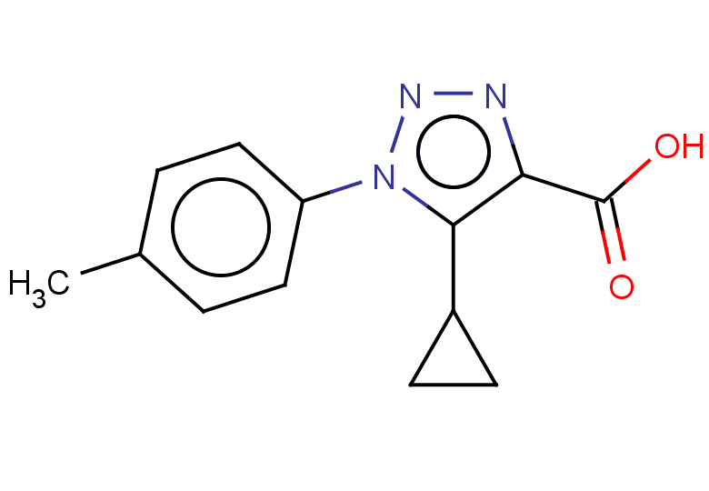5-cyclopropyl-1-(4-methylphenyl)-1H-1,2,3-triazole-4-carboxylic acid