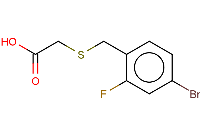 2-{[(4-bromo-2-fluorophenyl)methyl]sulfanyl}acetic acid