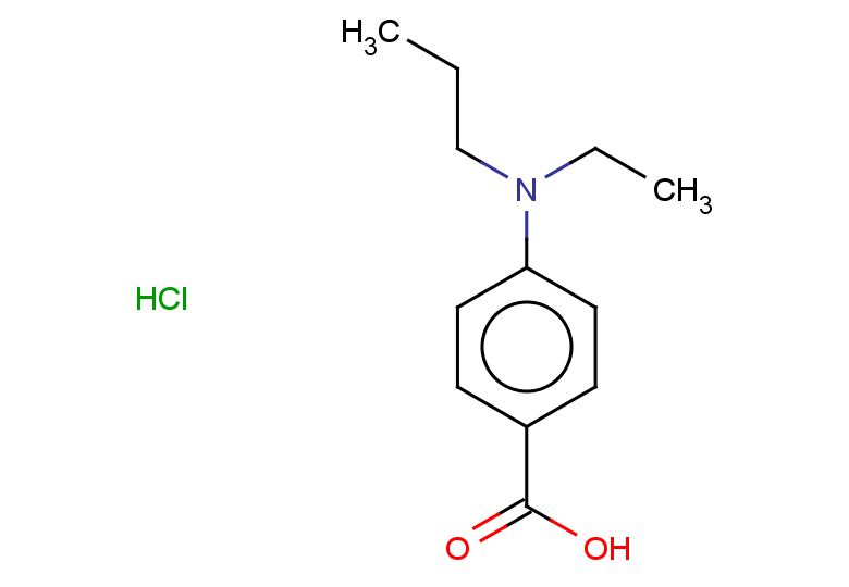 4-[ethyl(propyl)amino]benzoic acid hydrochloride