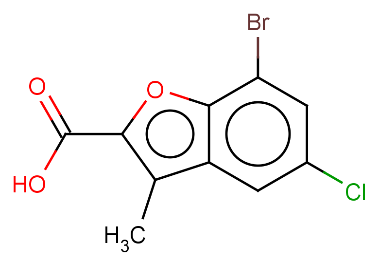 7-bromo-5-chloro-3-methyl-1-benzofuran-2-carboxylic acid