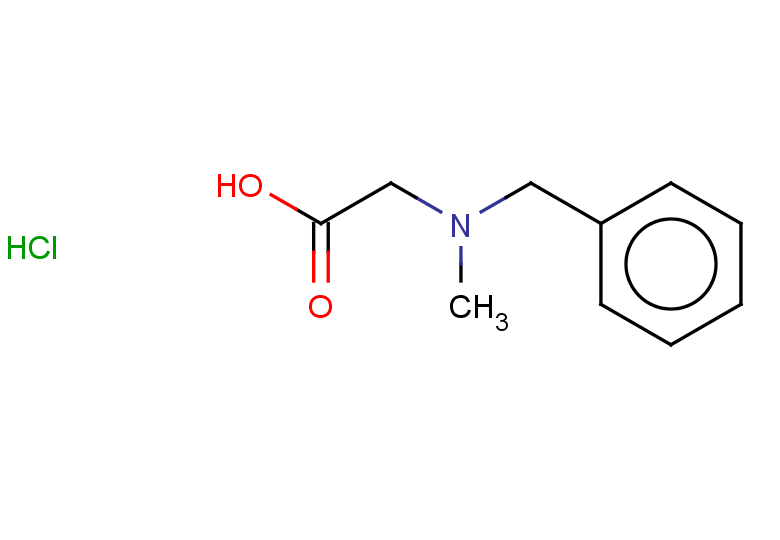 2-[benzyl(methyl)amino]acetic acid hydrochloride