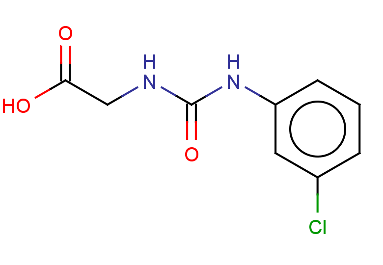 2-{[(3-chlorophenyl)carbamoyl]amino}acetic acid