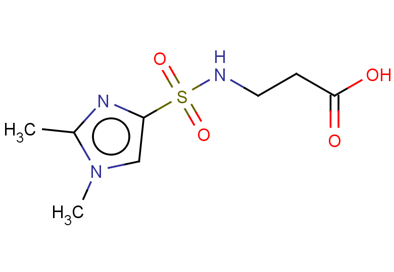 3-(1,2-dimethyl-1H-imidazole-4-sulfonamido)propanoic acid