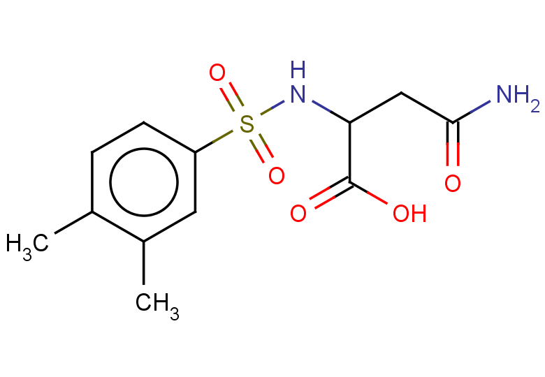 3-carbamoyl-2-(3,4-dimethylbenzenesulfonamido)propanoic acid
