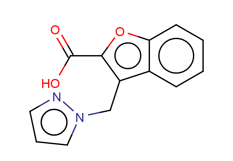 3-(1H-pyrazol-1-ylmethyl)-1-benzofuran-2-carboxylic acid