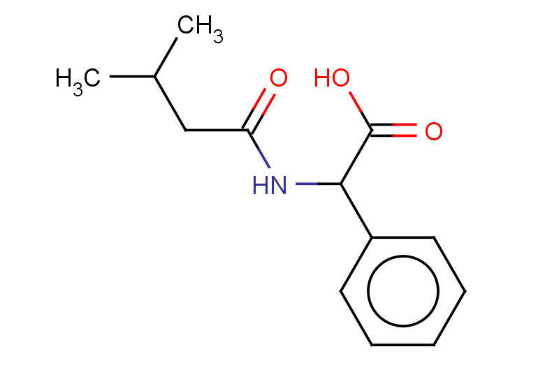 2-(3-methylbutanamido)-2-phenylacetic acid