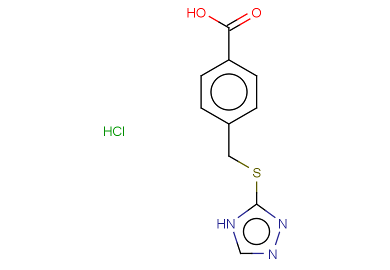 4-[(4H-1,2,4-triazol-3-ylsulfanyl)methyl]benzoic acid hydrochloride