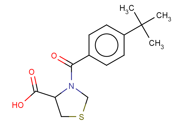 3-(4-tert-butylbenzoyl)-1,3-thiazolidine-4-carboxylic acid