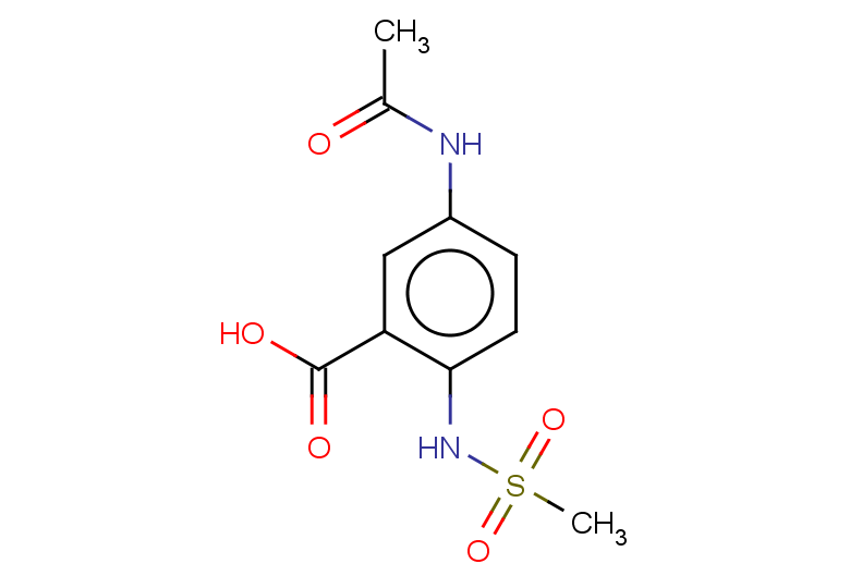5-acetamido-2-methanesulfonamidobenzoic acid