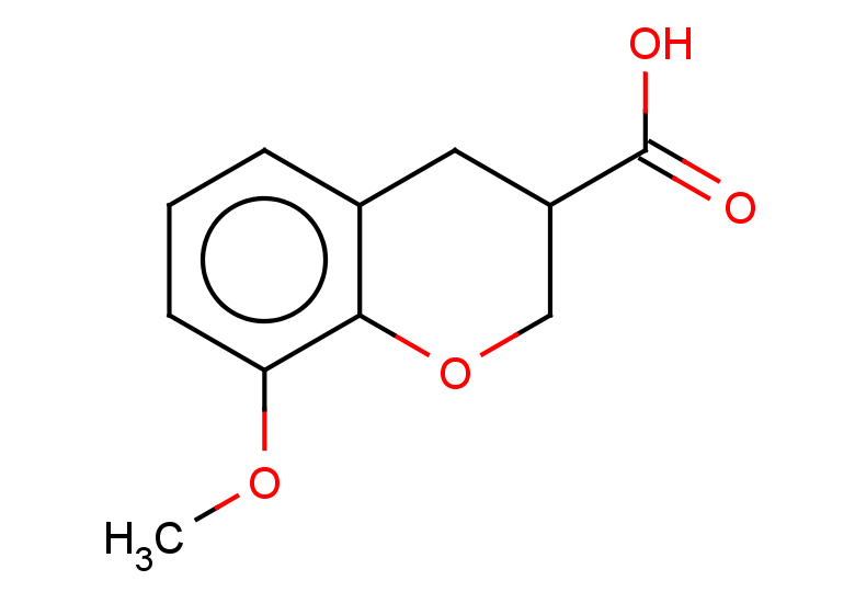 8-methoxy-3,4-dihydro-2H-1-benzopyran-3-carboxylic acid
