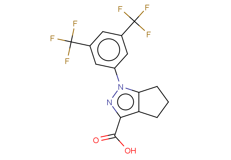 1-[3,5-bis(trifluoromethyl)phenyl]-1H,4H,5H,6H-cyclopenta[c]pyrazole-3-carboxylic acid