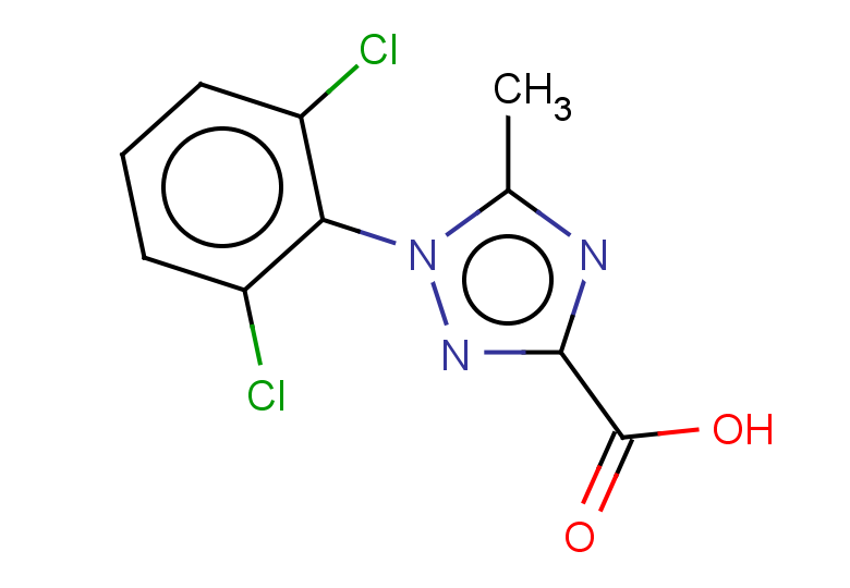 1-(2,6-dichlorophenyl)-5-methyl-1H-1,2,4-triazole-3-carboxylic acid