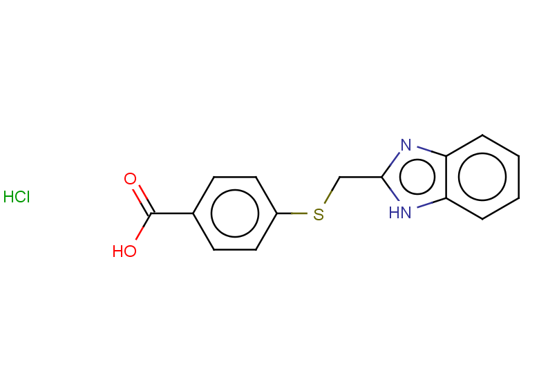 4-[(1H-1,3-benzodiazol-2-ylmethyl)sulfanyl]benzoic acid hydrochloride