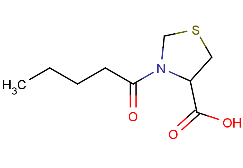 3-pentanoyl-1,3-thiazolidine-4-carboxylic acid
