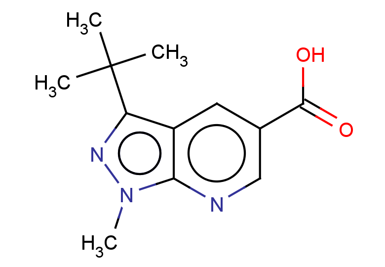 3-tert-butyl-1-methyl-1H-pyrazolo[3,4-b]pyridine-5-carboxylic acid